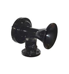 Airhorn KS-5H (L=186mm) 139dB(A)@1m 660Hz 3-10 Bar 1/2"BSP